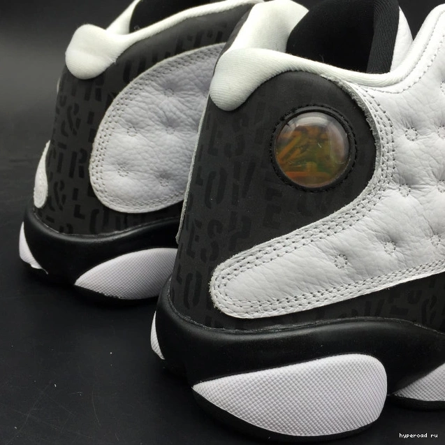 13 AIR "LOVE mens RESPECT" RETRO AND SNGL  JORDAN DAY white black 888164-112 0910